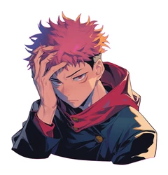 Sticker Yuji Itadori Jujutsu Kaisen Sticker STK-233
