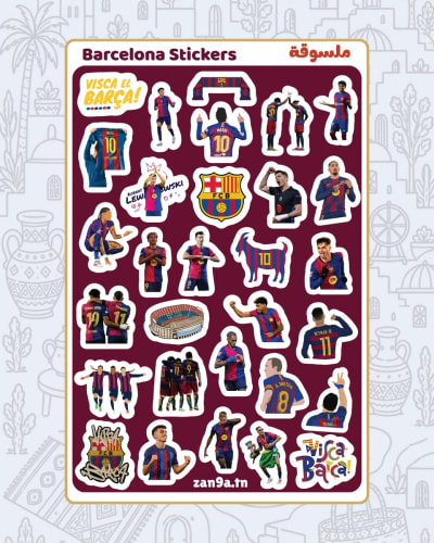 Barcelona Stickers