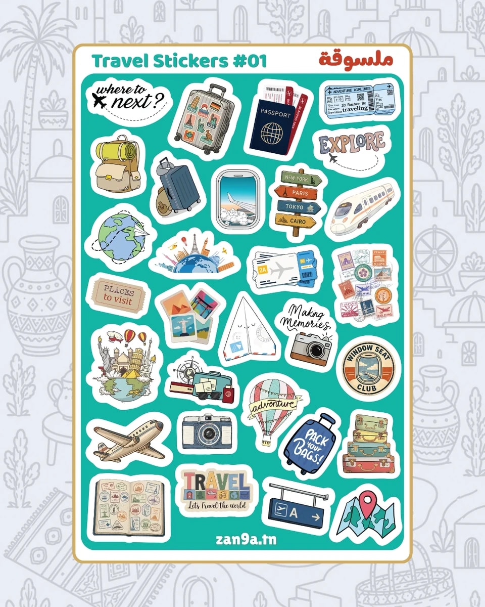 Travel Stickers #01