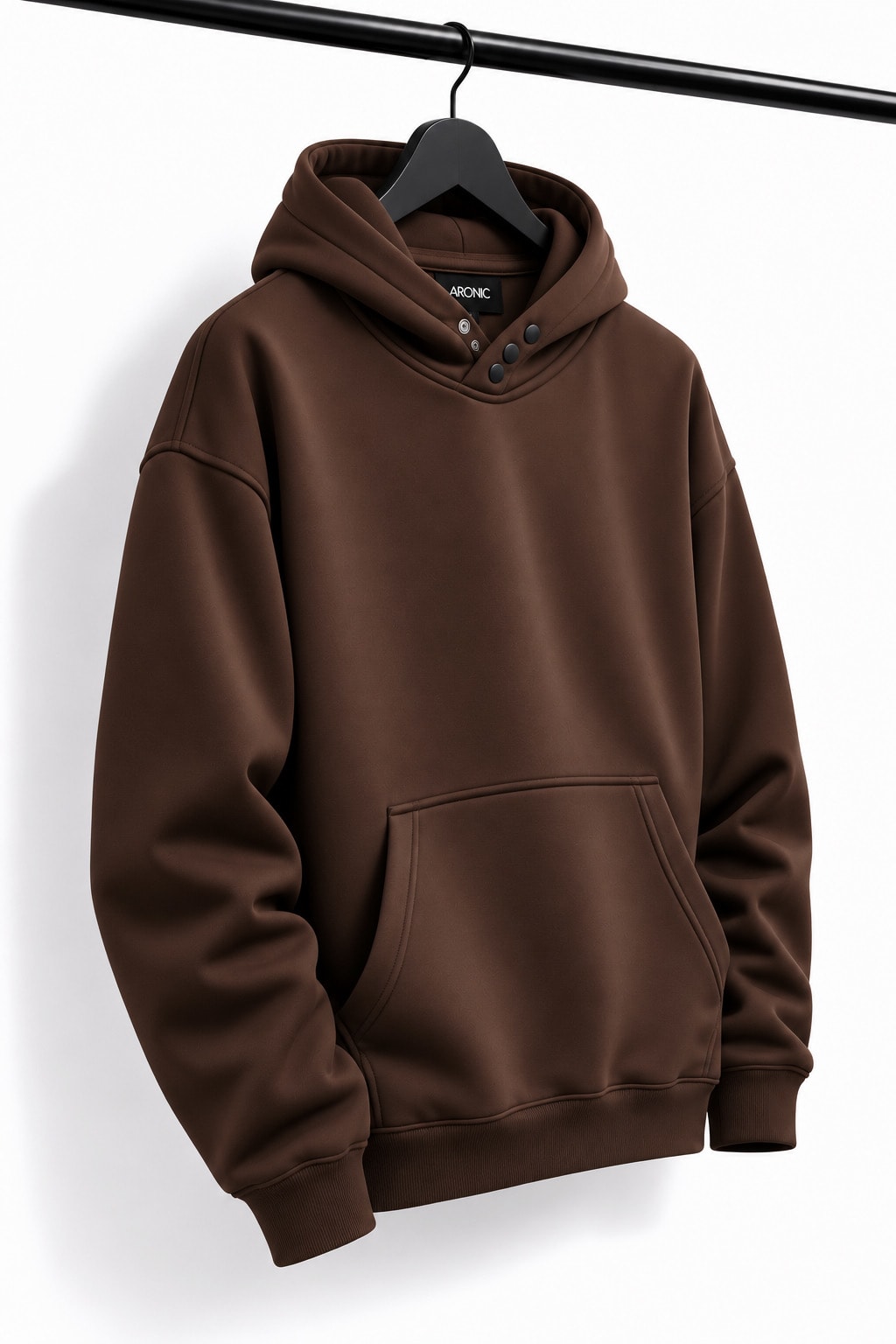 Maroon Drop shoulder Hoodie 4