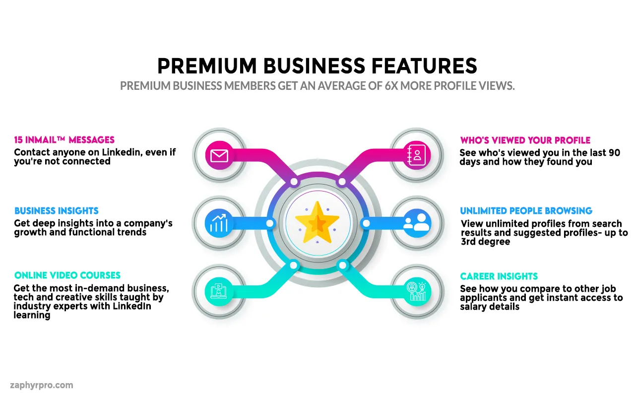 LinkedIn premium business features
