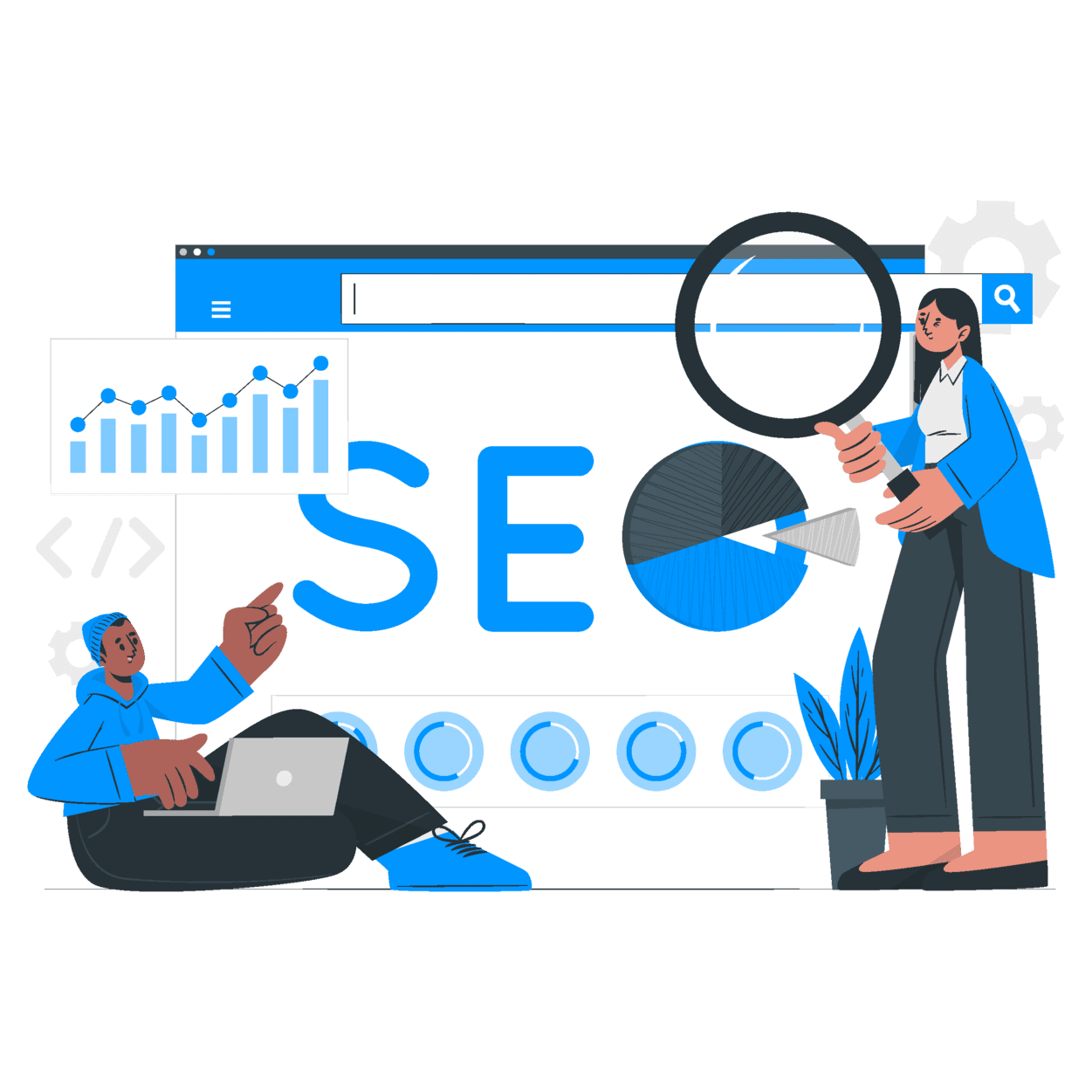 Technical SEO specialist optimizing website to improve search engine performance