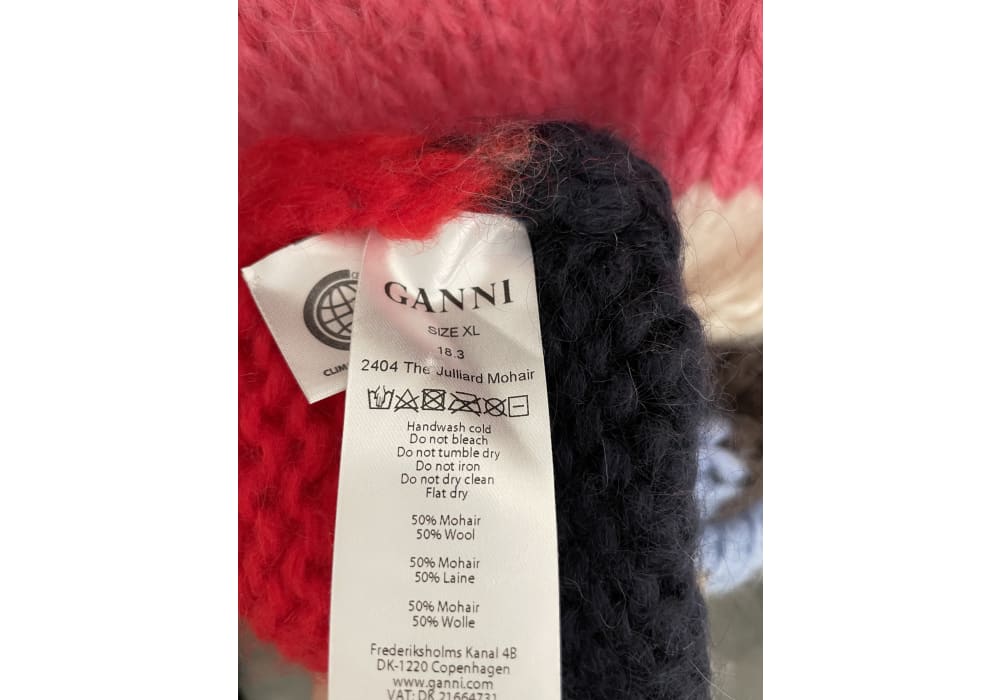 Camisola de Malha Mohair GANNI - Tamanho XL