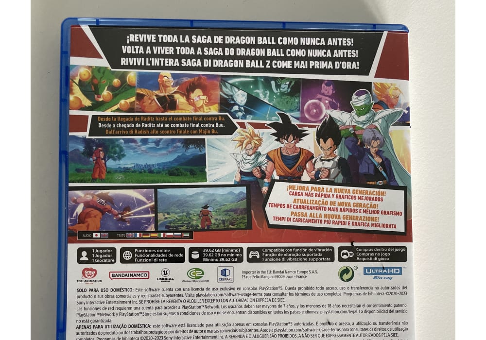 Dragon Ball Z: Kakarot para PS5 - Como Novo