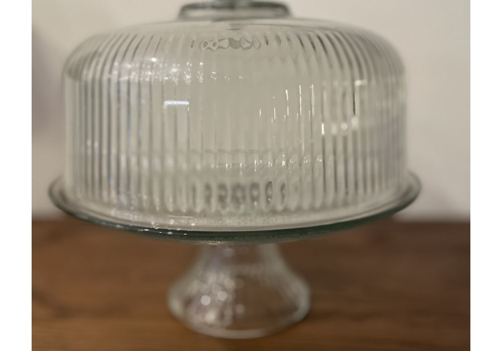 Cloche de Vidro Vintage para Queijos e Sobremesas