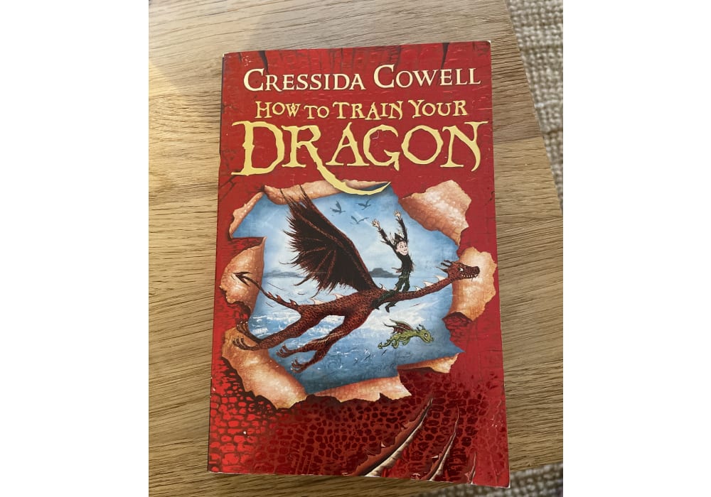 "Como Treinar o Seu Dragão" por Cressida Cowell - Livro em Excelente Estado