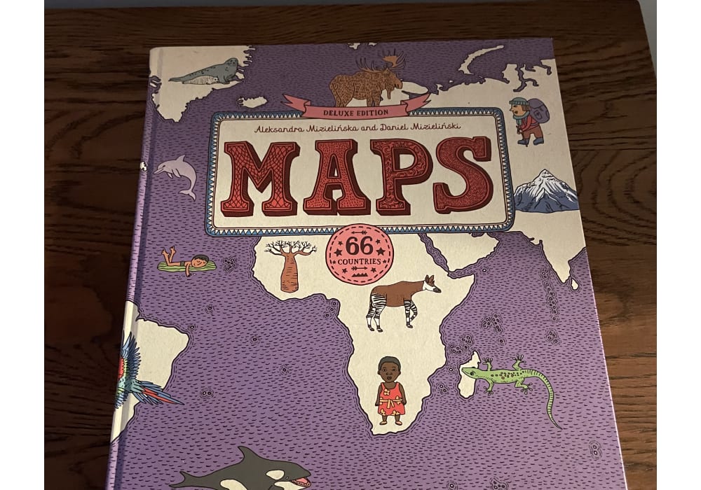 Livro Ilustrativo "Maps" - Uma Viagem Pelo Mundo