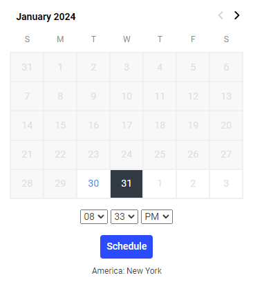 Scheduling a post in Buffer