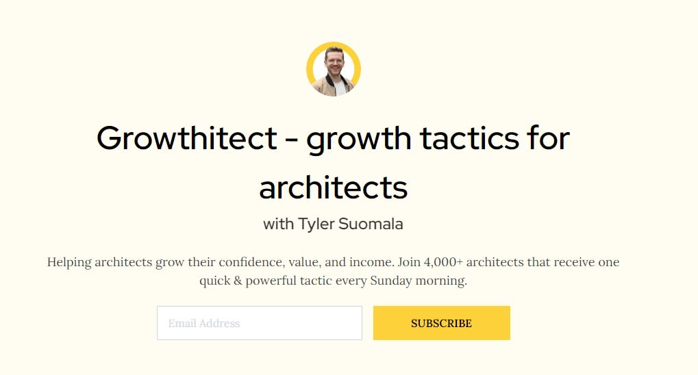 A creator profile in ConvertKit