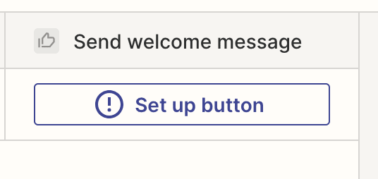 Screenshot of activated Slack button