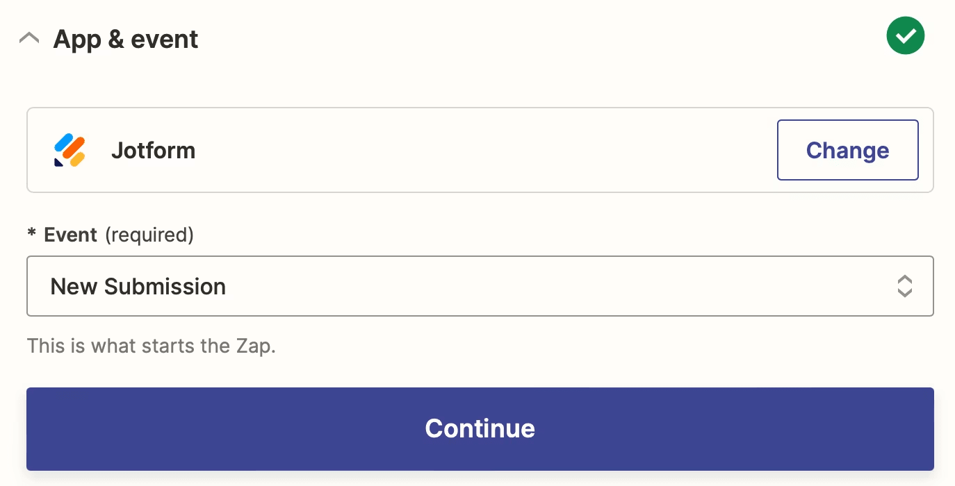 Save Jotform responses in Google Sheets | Zapier