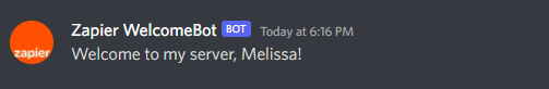 An example of a Discord welcome bot