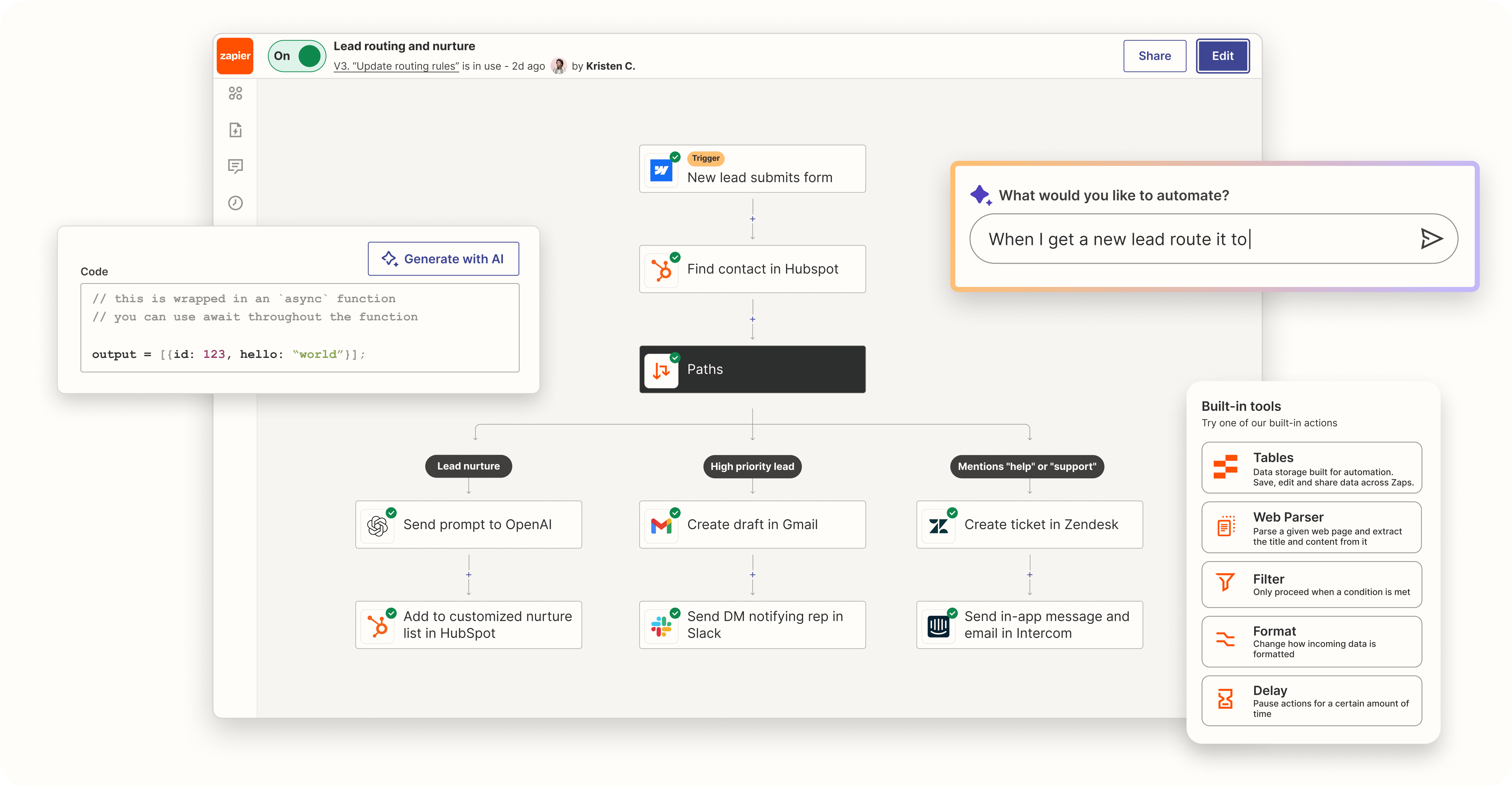 RevOps Automation Solutions From Zapier