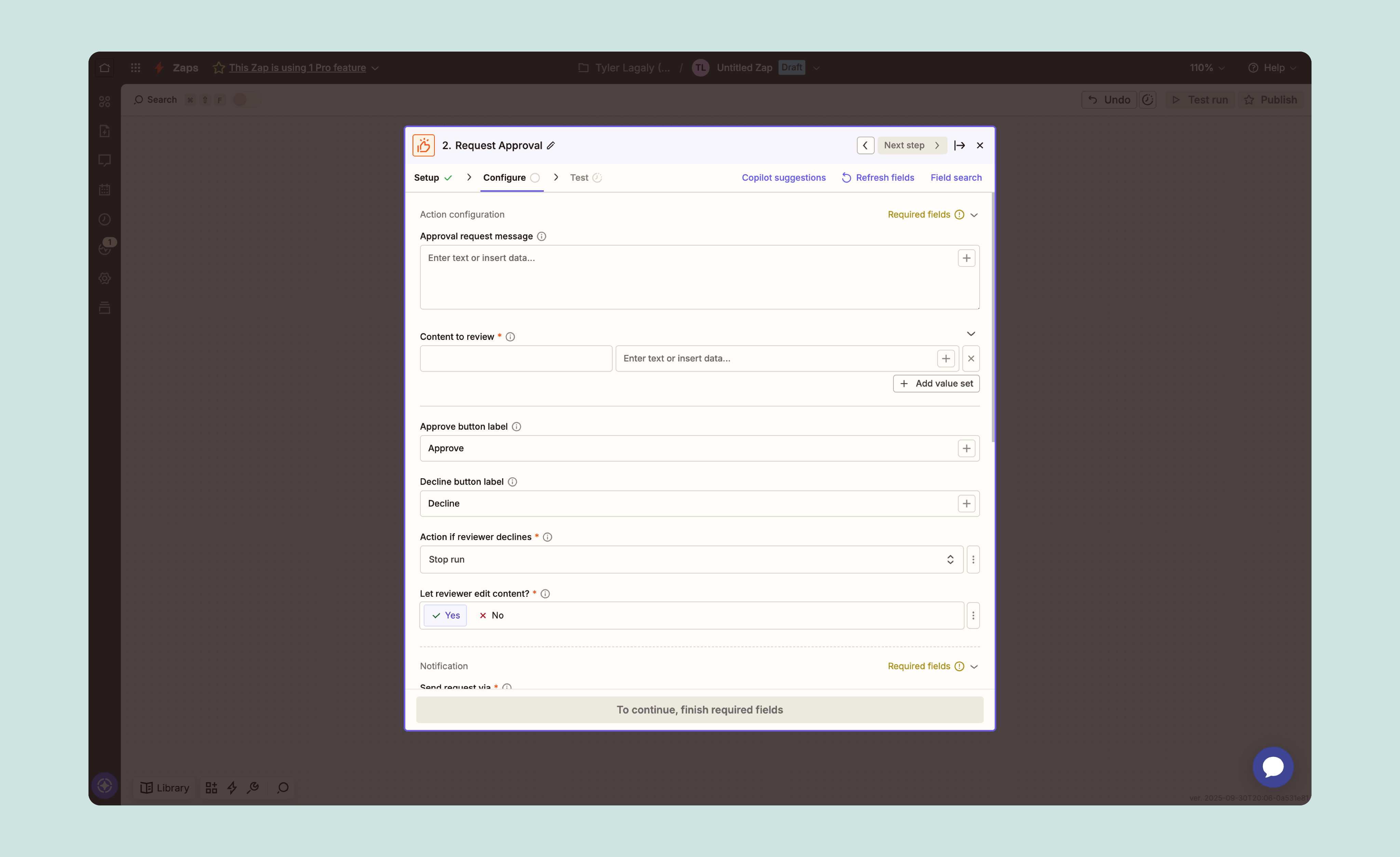 Human in the Loop by Zapier