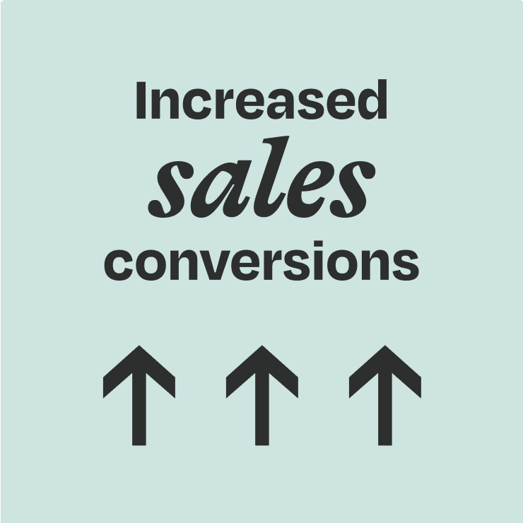 More sales, faster