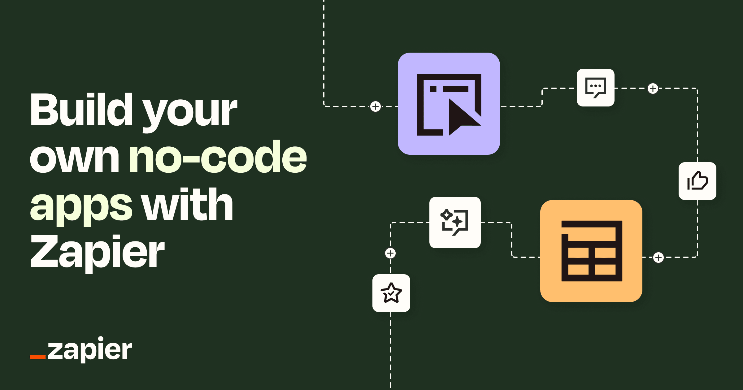 Build your own no-code apps with Zapier