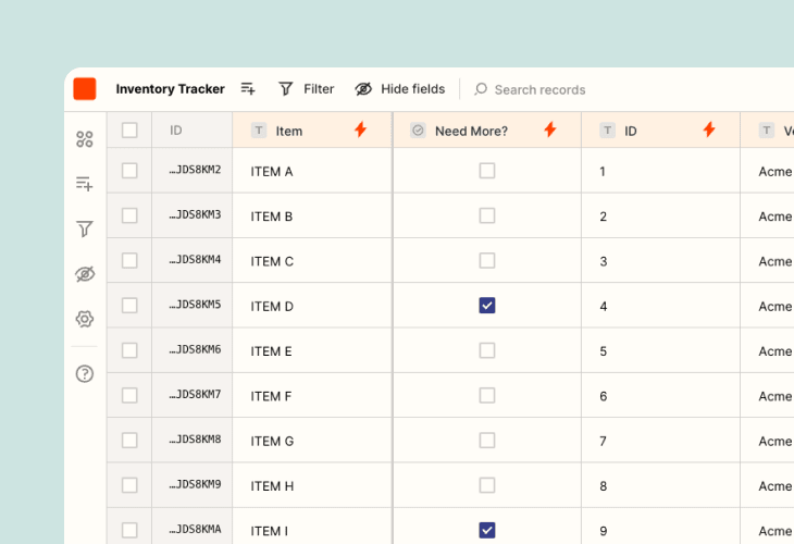 Manage your inventory automatically