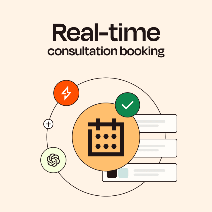 Real-time consultation booking