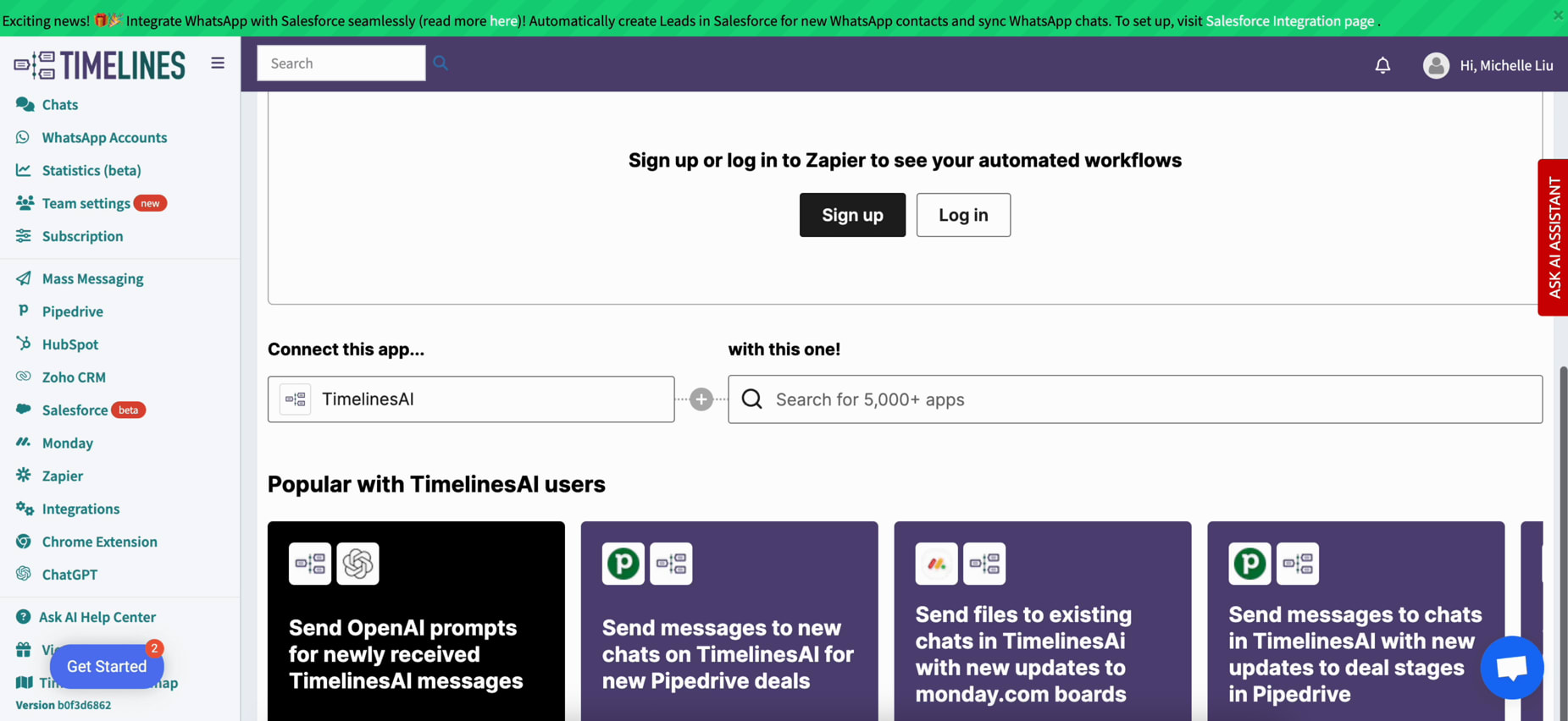 TimelinesAI embed