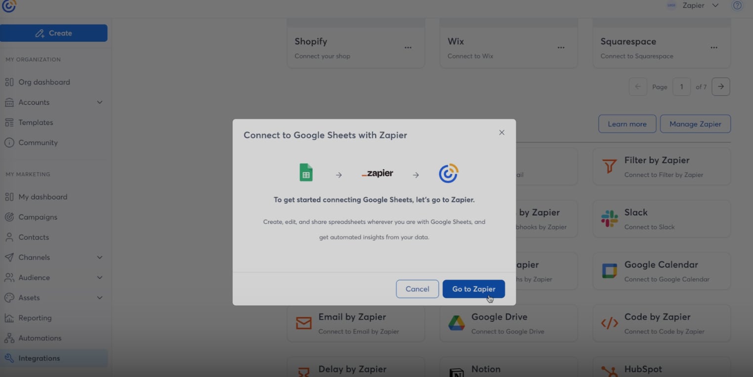 Constant Contact embed