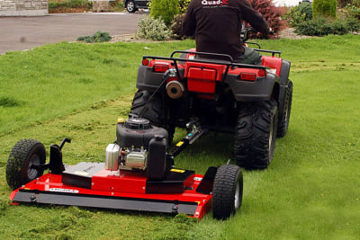 Four Wheeler Lawn Mower Attachment For Atv Commercial Grade Pull