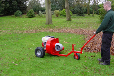 Leaf blower push top