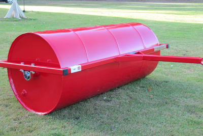 Heavy duty lawn roller top