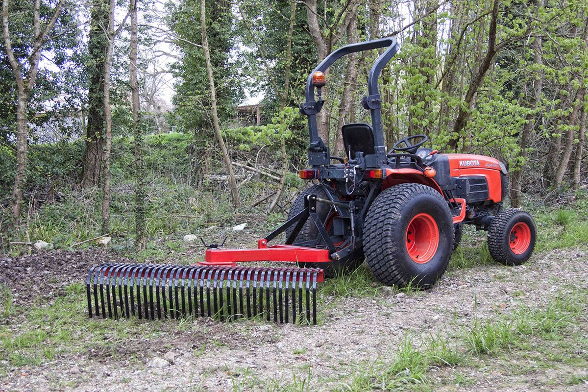Pine Straw Rake 3-Point 72