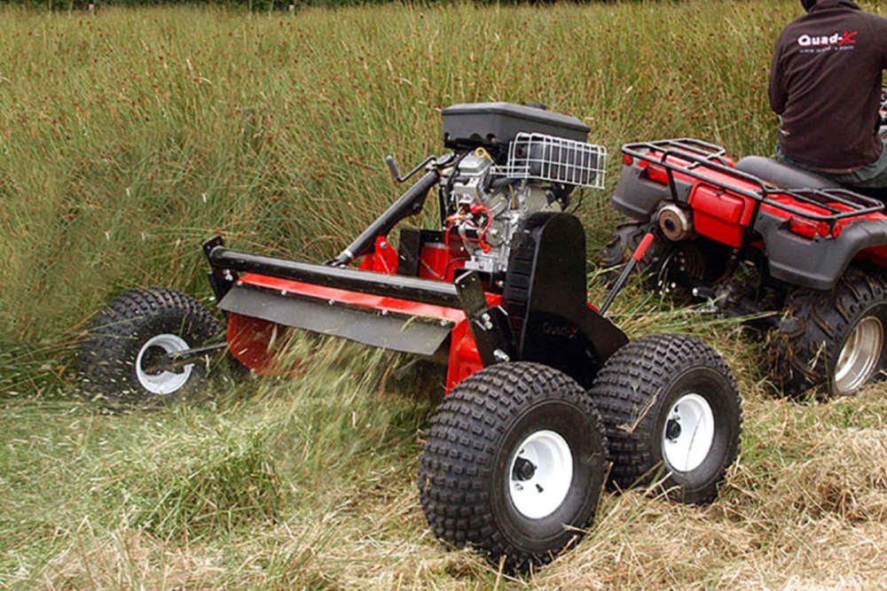 QuadX Power Shredder Flail Mower Width 1.3m Zaros Machinery