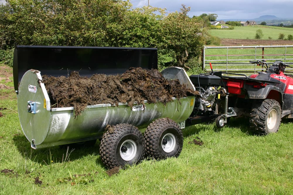 QuadX 16hp Muck Spreader Master Zaros Machinery