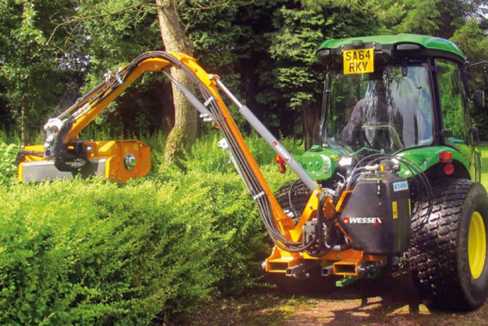 Wessex T380D 3.8m Reach Hedge Cutter Flail Mower Zaros Machinery