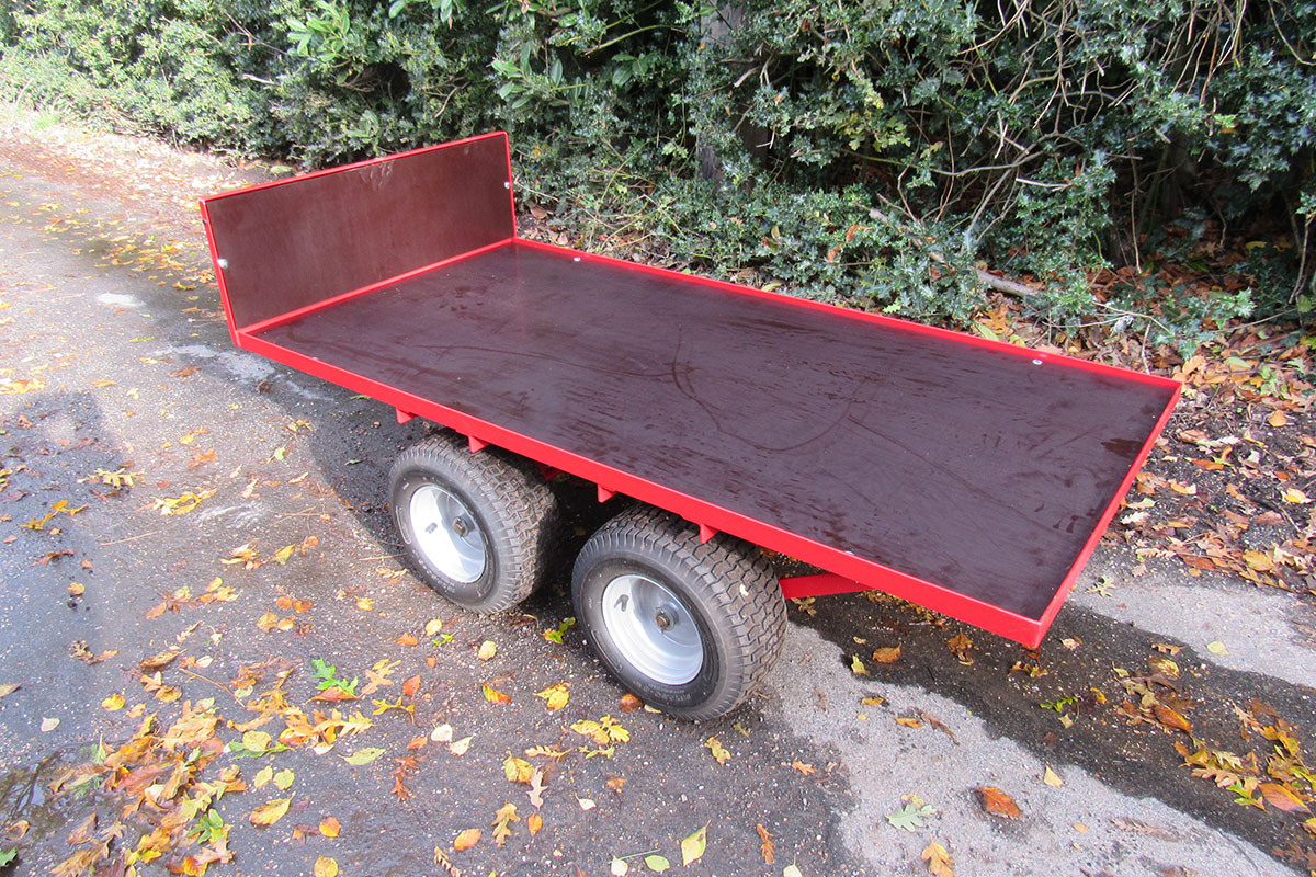 SCH FBTT 1100kg Twin Axle Flatbed Trolley | Tractor Armoury