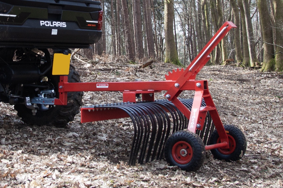Winton 1.5m ATV Landscape Rake A-LR150