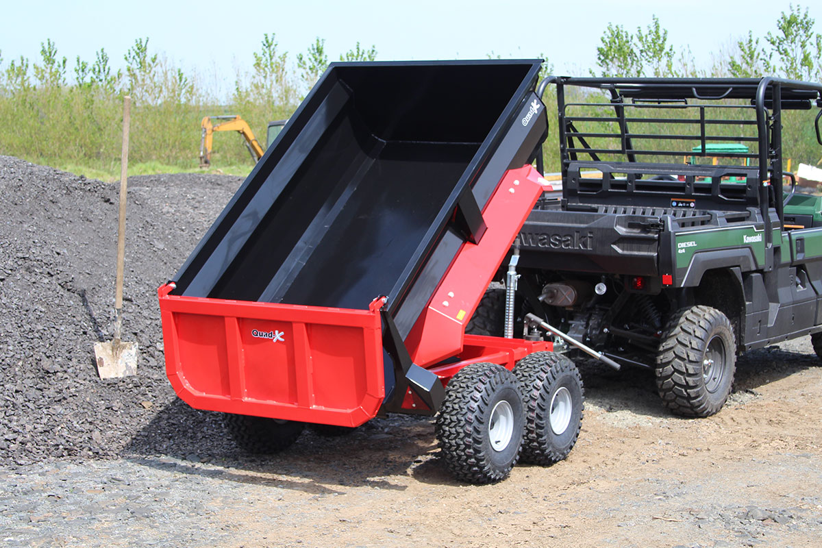 Quad-X 1000L ATV Hydraulic Dump Trailer