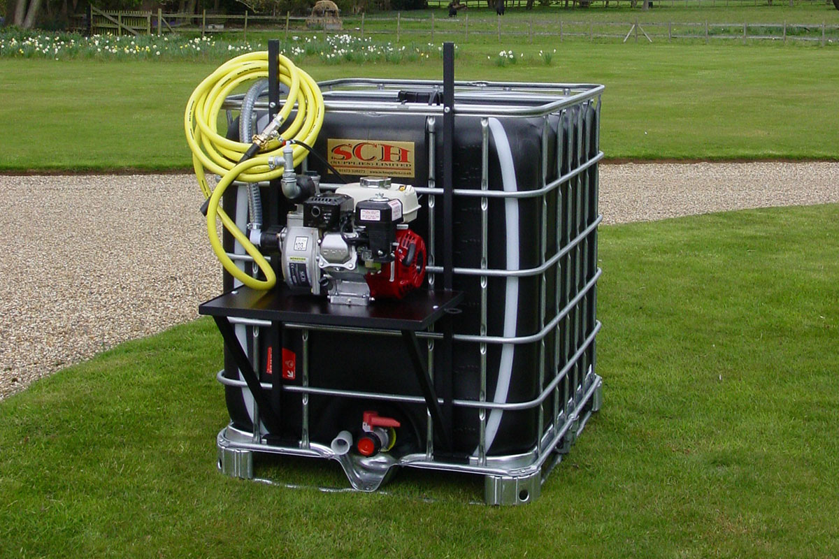 SCH W3200 900L Skid Mounted Petrol Waterer