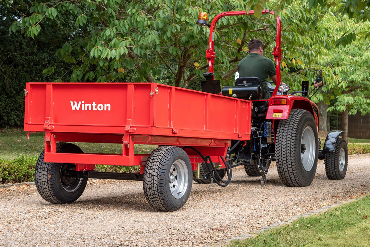 Winton WTL15 1.5T Tractor Tipping Trailer