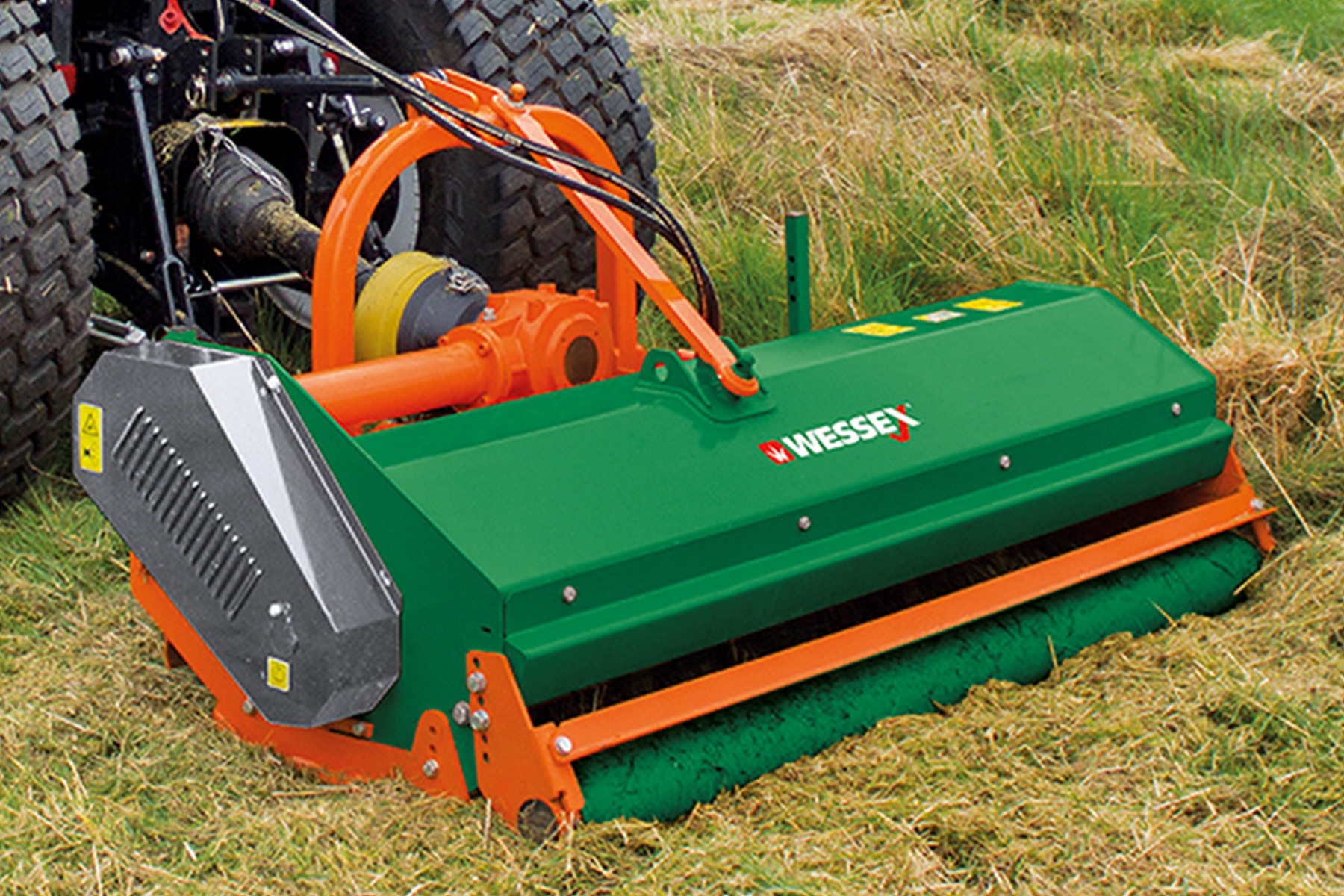 Wessex WFM-175 1.75m Hydraulic Side-Shift Tractor Flail Mower