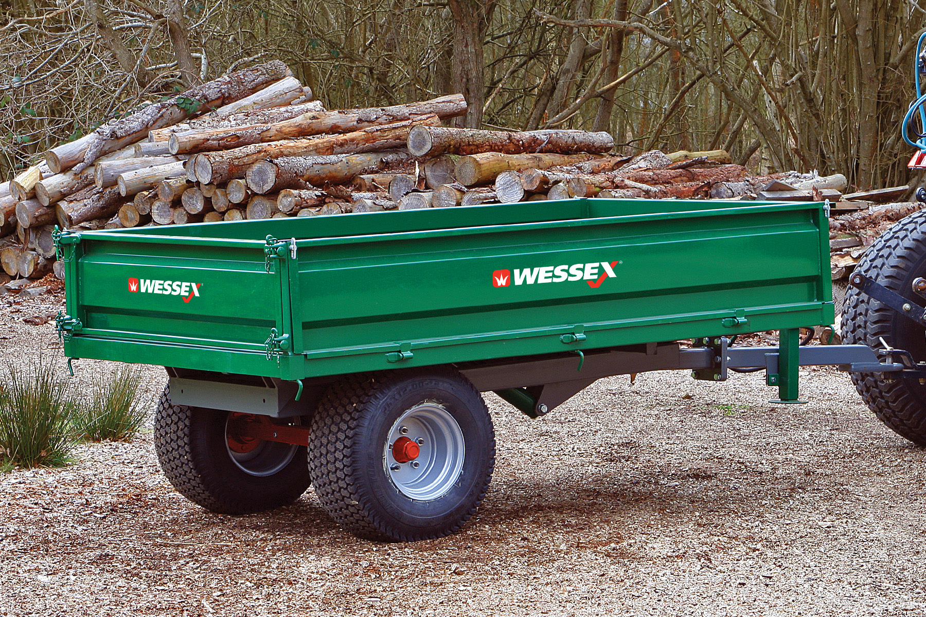Wessex 1.5T-LGPW 1.5T Hydraulic Tractor Tipping Trailer