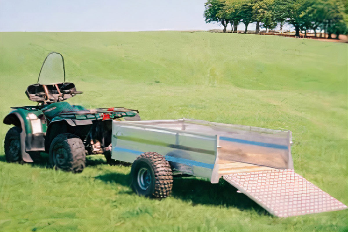Longdog 1790GO Galvanised Off-Road Groundsman Trailer