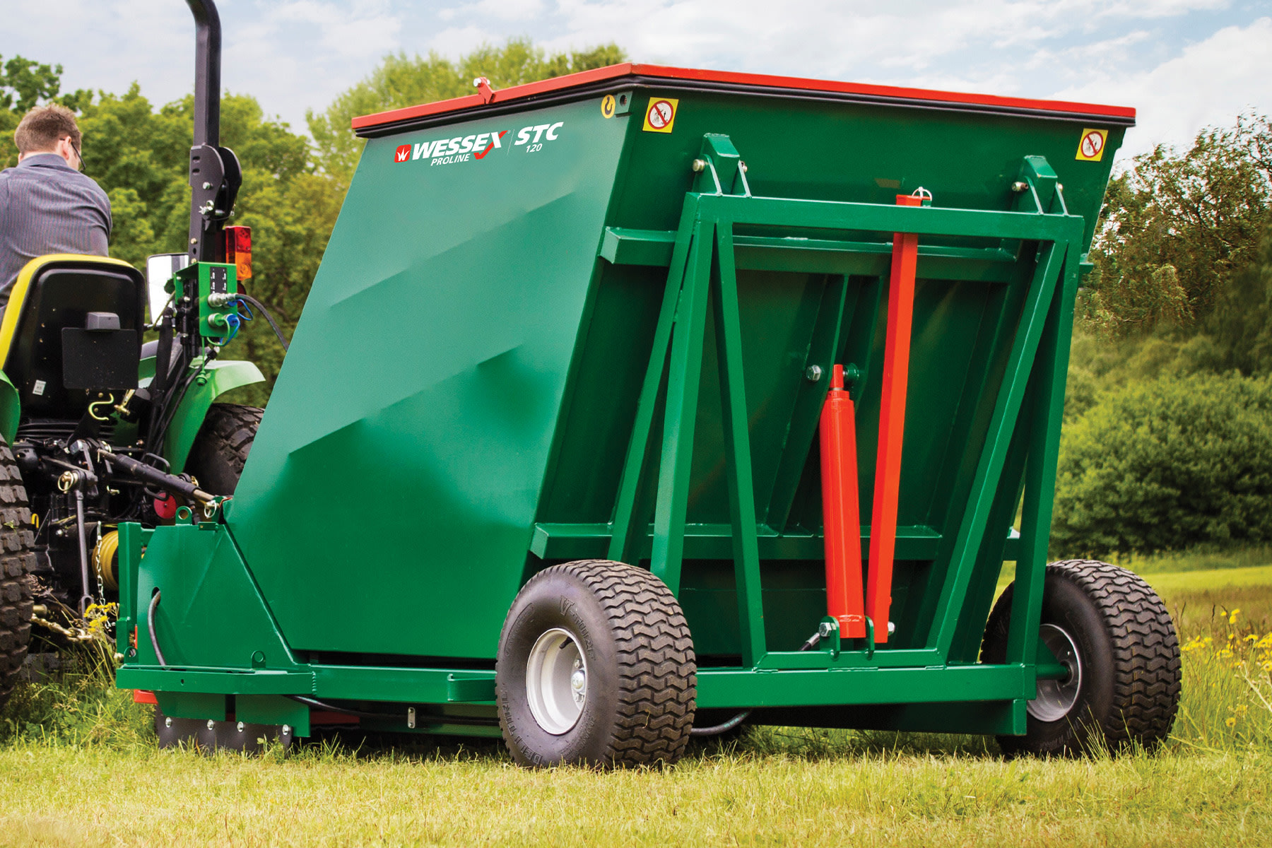 Wessex STC-120 Tractor Flail Collector