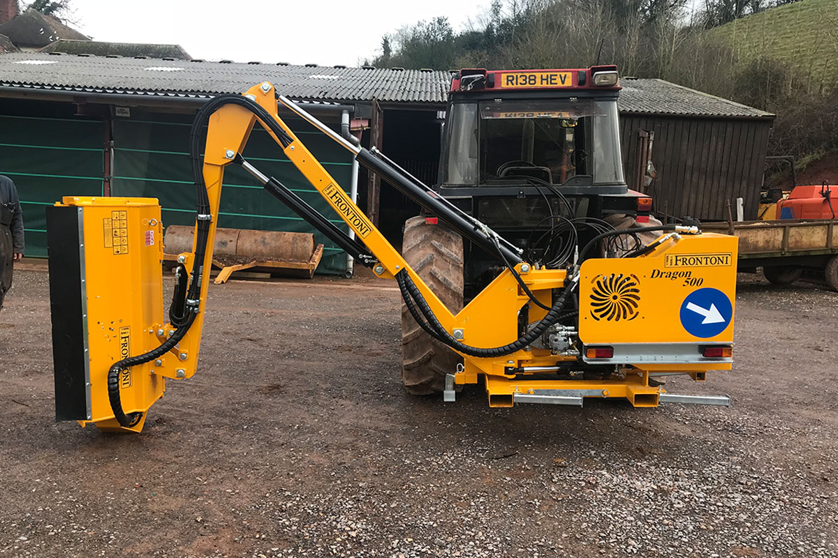 Frontoni Dragon 1.2m Tractor Flail-Hedger Mower