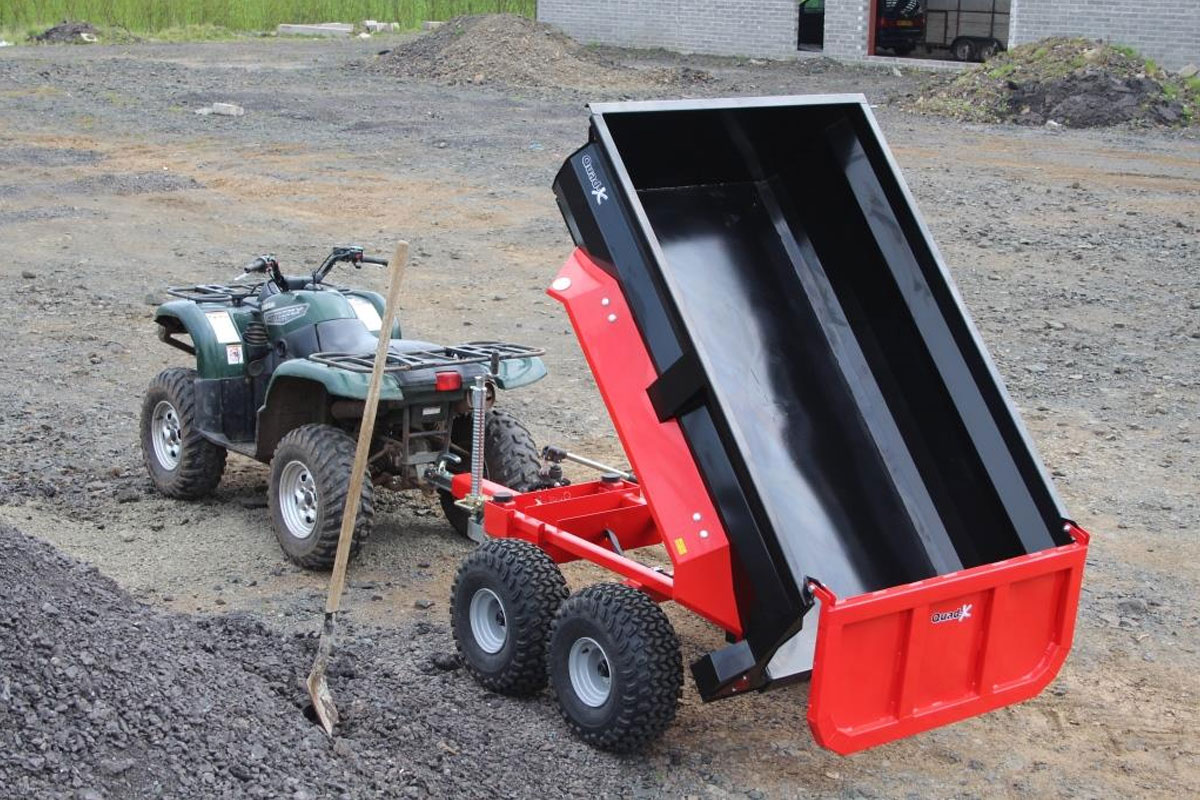 Quad-X 1250L Hydraulic Tipping ATV Dump Trailer