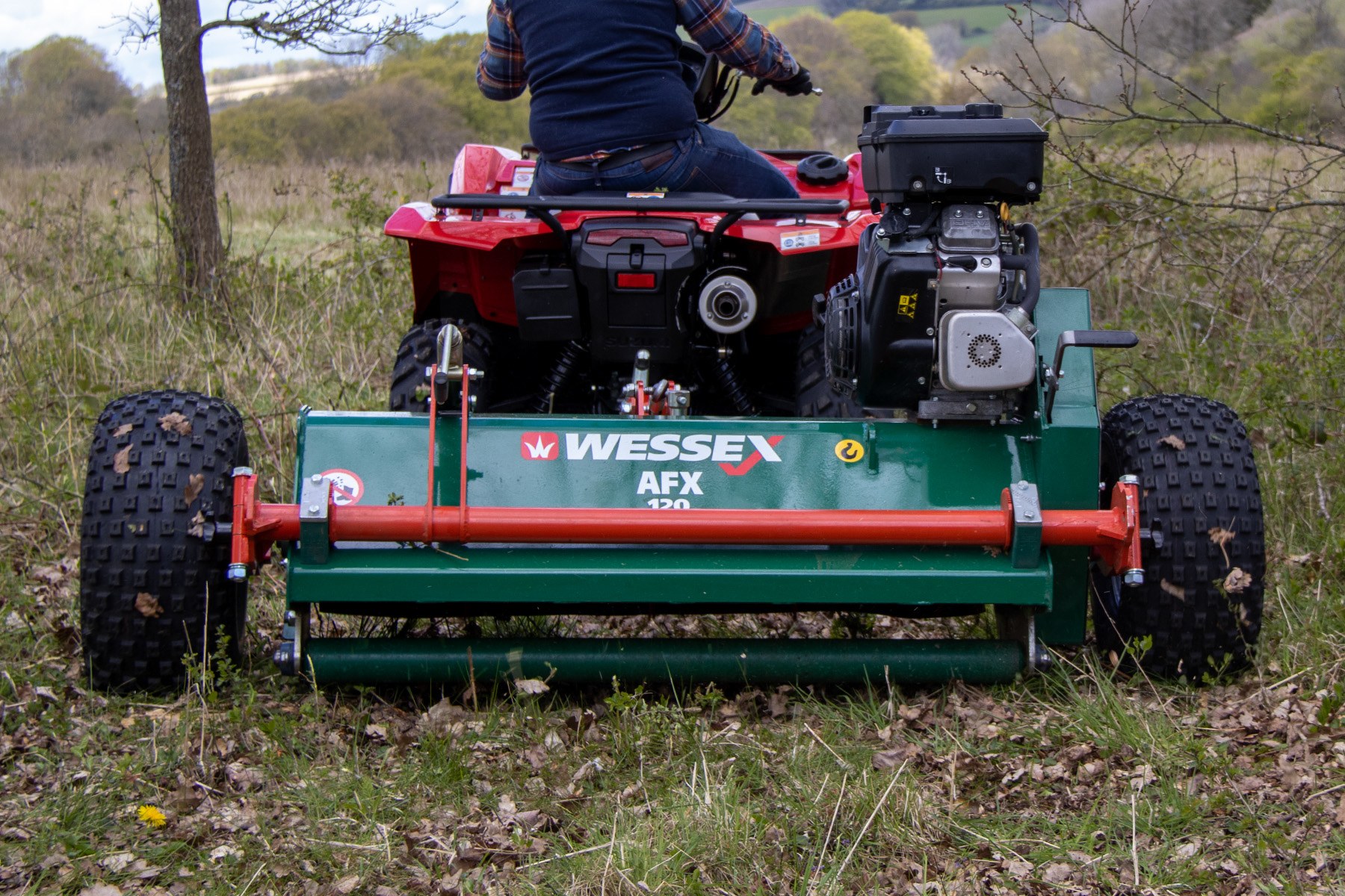 4cファイブスター Wessex AFX-120 1.2m Professional ATV Flail Mower | Free Delivery