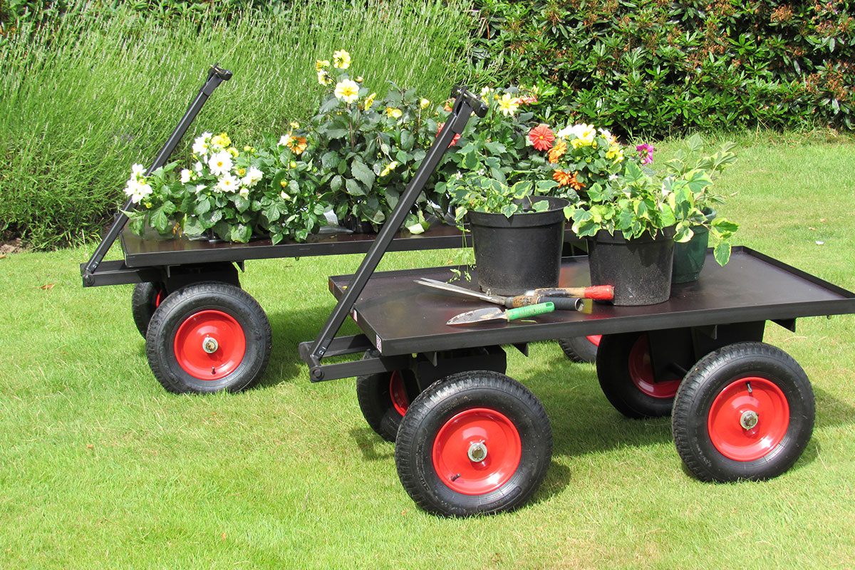 SCH FBT2 500kg 48" Four Wheel Turn Table Trolley