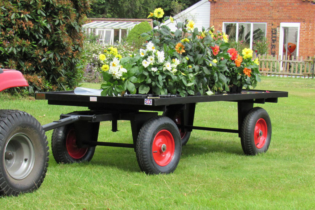 SCH FBT3 500kg 72" Four Wheel Turn-Table Trolley