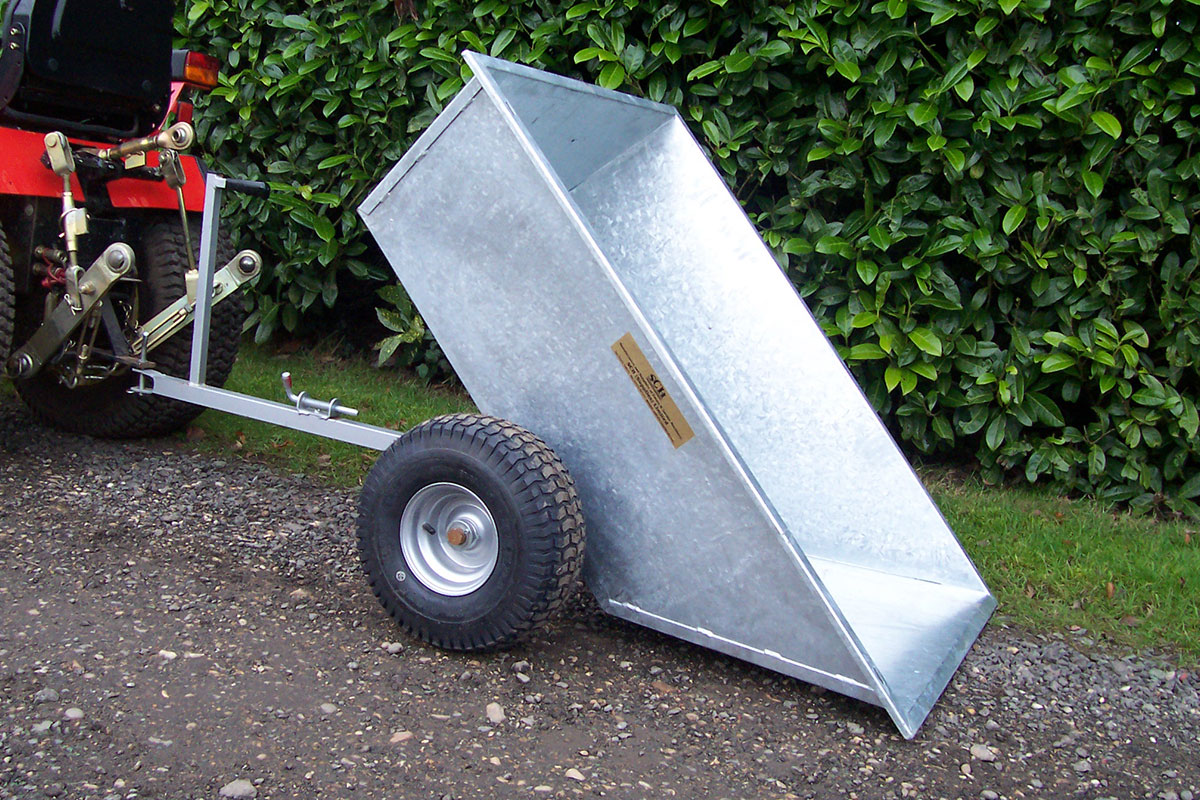 SCH GDTT/GALV 500kg Galvanised Tipping Dump Trailer