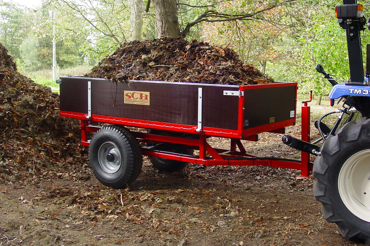 SCH HTRL1 1000kg Tractor Hydraulic Tipping Trailer