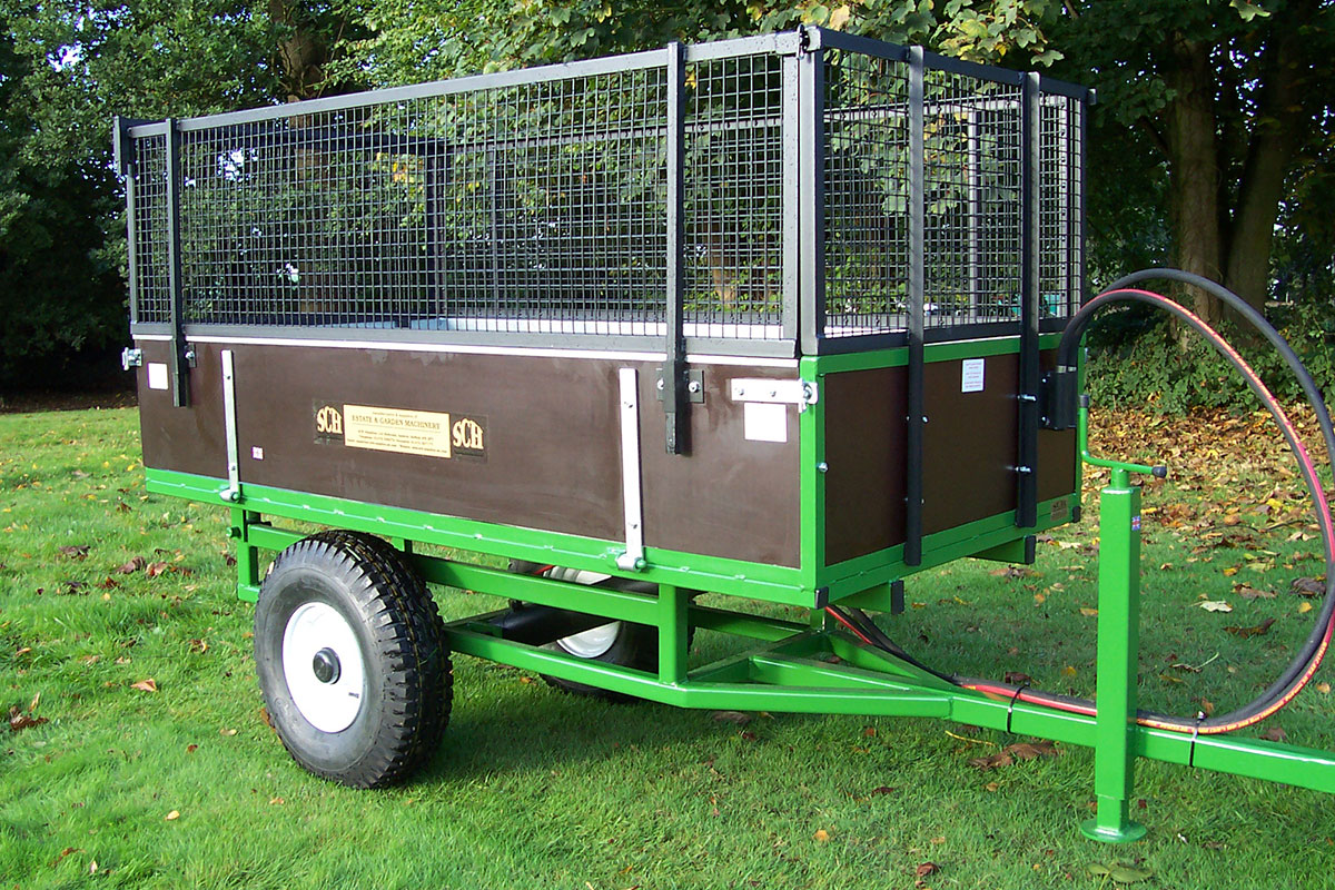 SCH HTRL2 1000kg Hydraulic Tipping Trailer with Double Acting Ram