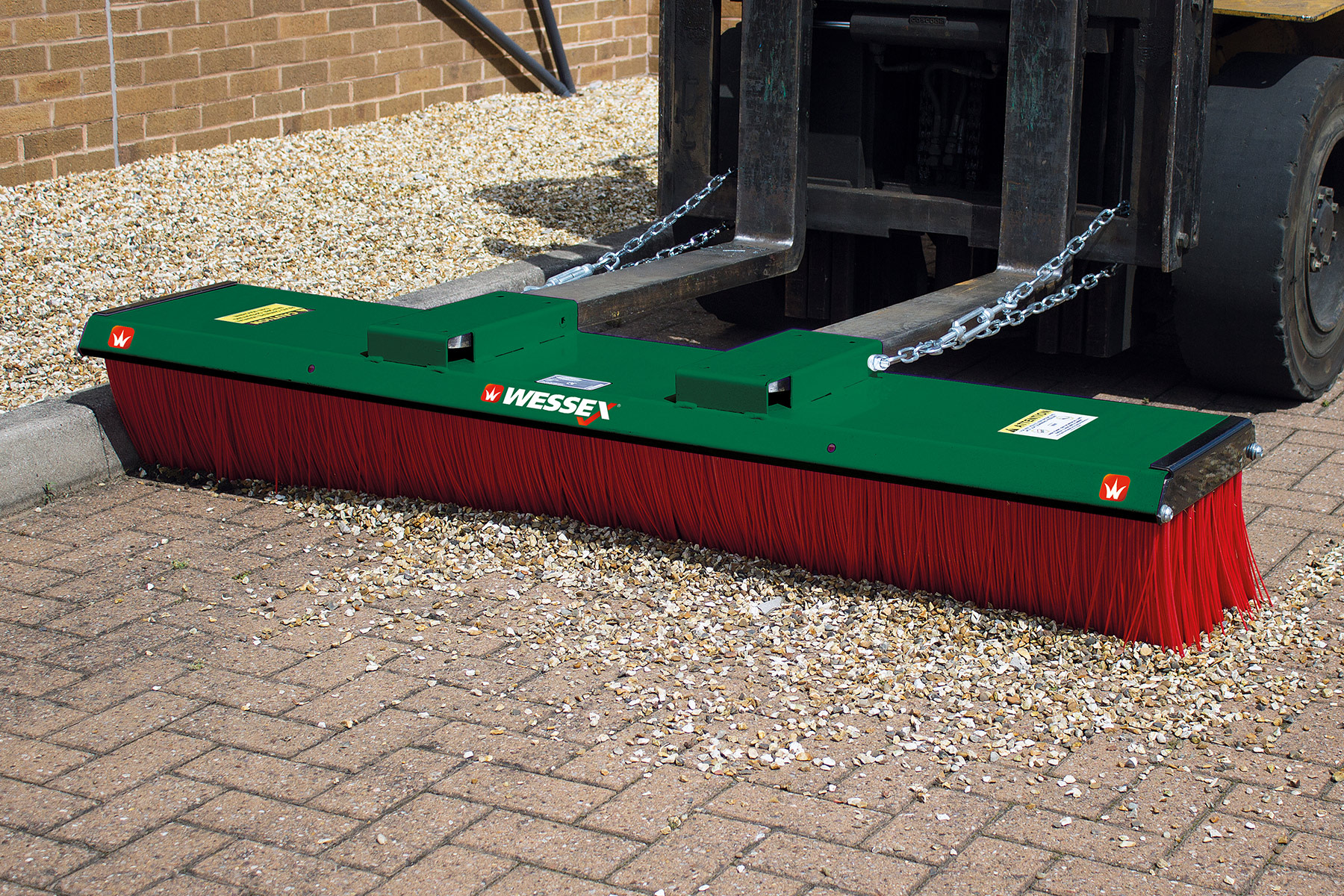 Broomex BP-240 2.4m Forklift Push Broom