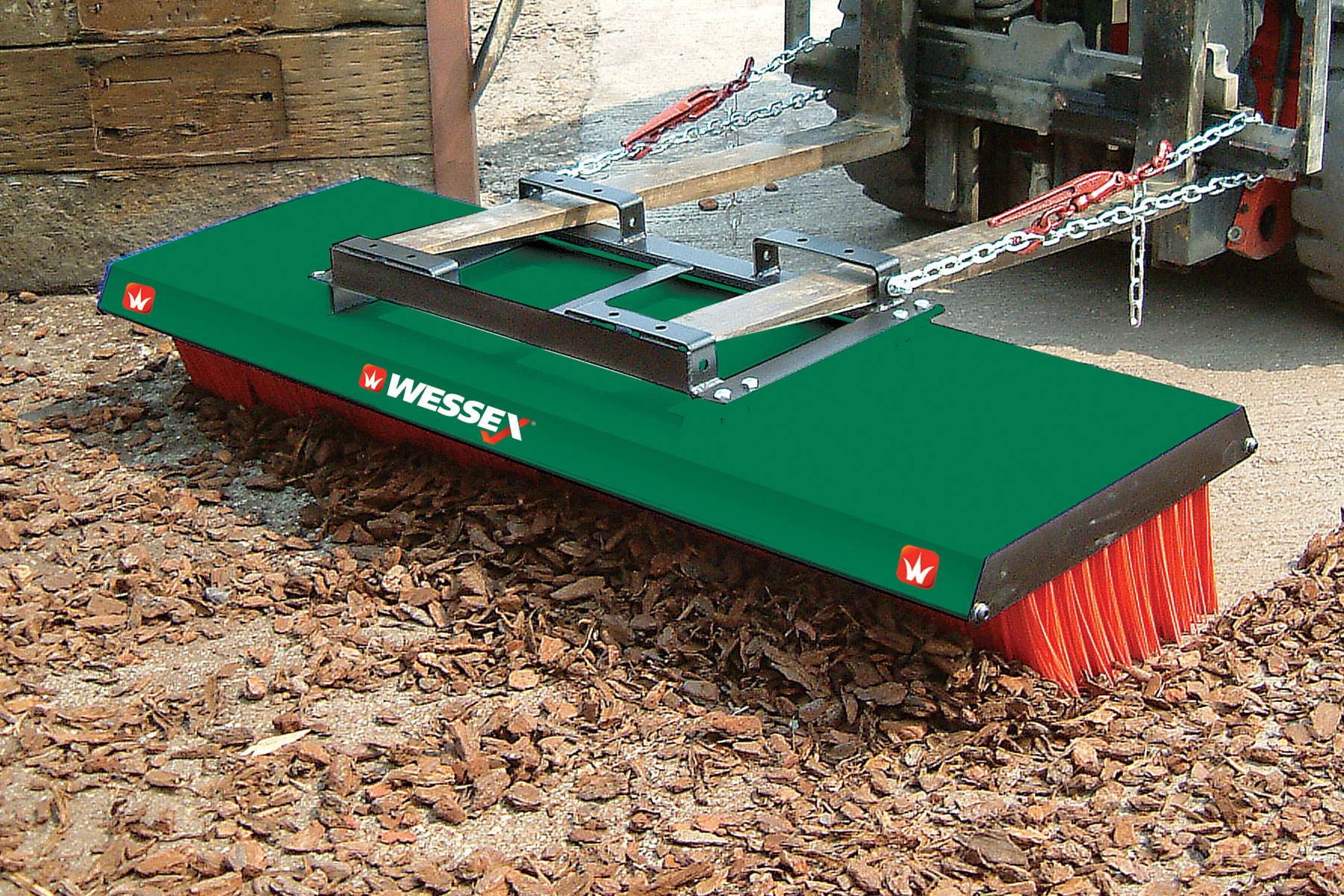 Broomex BM-240 2.4m Forklift Push Broom